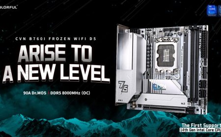 Colorful CVN B760I Frozen Is A Mini-ITX Motherboard With Gorgeous All-White Aesthetics, Intel 14th Gen CPU & DDR5-8000 Support
