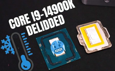 Delidded Intel Core i9-14900K CPU Runs 13C Cooler, IHS & TIM Design Same As 13th Gen