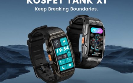 Revolutionizing Smartwatches: Kospet Tank Series With Heart Rate, Blood Oxygen Monitor, Deep Water Resistance and US MIL Certification