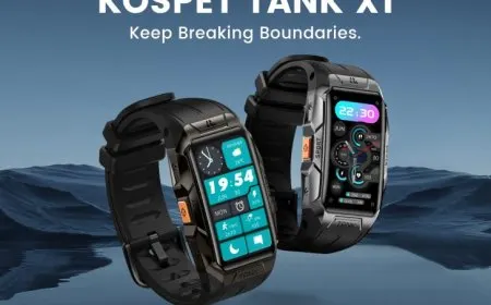 Revolutionizing Smartwatches: Kospet Tank Series With Heart Rate, Blood Oxygen Monitor, Deep Water Resistance and US MIL Certification