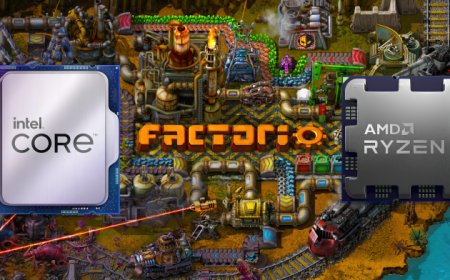 Intel 14th Gen CPUs Tested In Factorio, Get Crushed By AMD Ryzen 7000X3D & 5000X3D Chips