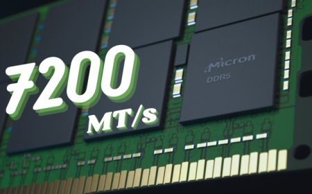 Micron Unveils 16 Gb DDR5-7200 MT/s Memory Built Upon High-End 1β Process Technology