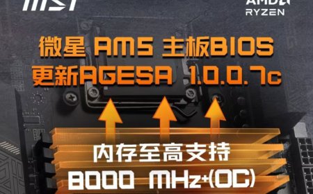 MSI AM5 Motherboards Now Support Faster DDR5 Memory With AGESA 1.0.0.7c BIOS, Up To 8000 MT/s