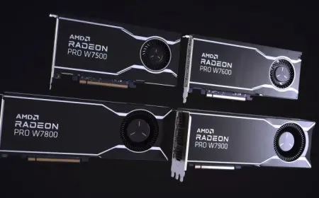 AMD Expands RDNA 3 Radeon Pro GPU Lineup With W7600 & W7500 8 GB Graphics Cards