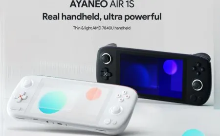 AYANEO Unveils “AIR 1S” Handheld Console Powered by AMD Ryzen 7 7840U APU