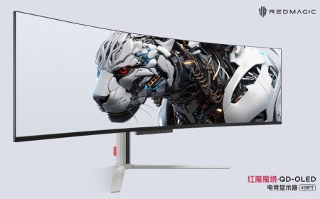 REDMAGIC Unveils Massive 49-Inch QD-OLED 4K Curved Gaming Display: 240Hz, Samsung Panel at Cheaper Price
