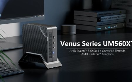 Minisforum Venus UM560XT Mini PC With AMD Ryzen 5 5600H “Cezanne” APU Review