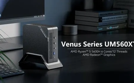 Minisforum Venus UM560XT Mini PC With AMD Ryzen 5 5600H “Cezanne” APU Review