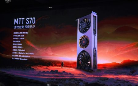Moore Threads Launches Cut-Down MTT S70 GPU: 11.2 TFLOPs, 7 GB VRAM, 3584 Cores, PCIe Gen4
