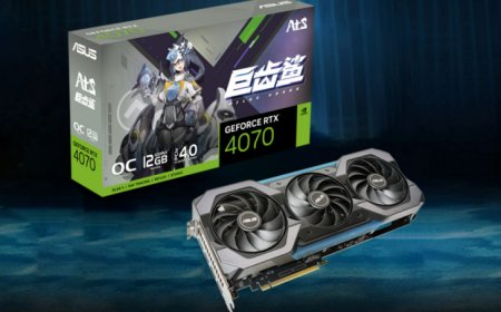 ASUS Intros GeForce RTX 4070 Megalodon Graphics Card With Anime-Theme For Asian Markets
