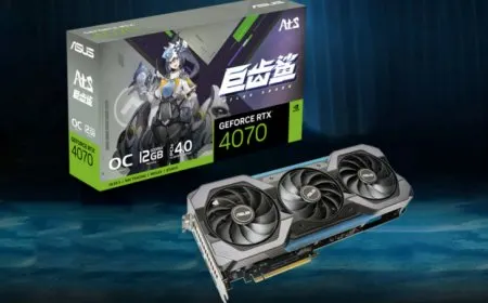 ASUS Intros GeForce RTX 4070 Megalodon Graphics Card With Anime-Theme For Asian Markets