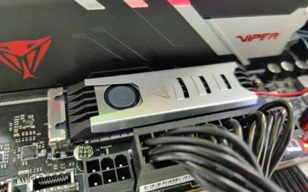Massive Heatsinks Beware: Patriot Has A Gen5 NVME SSD With A Tiny Fan And An Incredibly Low Profile