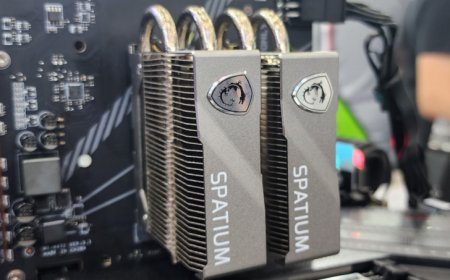 MSI Demos Spatium M570 PRO Gen5 SSDs In Single & RAID Mode: Huge Heatsinks, Up To 23 GB/s Speeds, Under 50C With Frozr Cooling