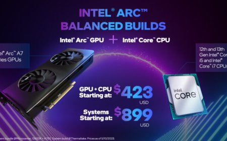 Intel Announces Arc Balanced Builds Program: CPU & GPU Combos Starting at $423, Systems at $899