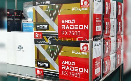 AMD Radeon RX 7600 Custom Graphics Card Pictured: Leak Confirms Navi 33 GPU, 32 CUs, 32 MB Cache, 8 GB VRAM
