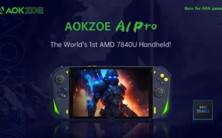 AOKZOE A1 Pro Handheld Gaming Console Official: AMD Ryzen 7 7840U APU, Over 60 FPS In AAA Games, $799 US Starting Price