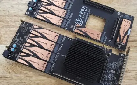 Sabrent Shows Off An Insane 21 Rocket 4 Plus 8 TB SSDs Equipped To A Single APEX Storage AIC For 168 TB Capacities