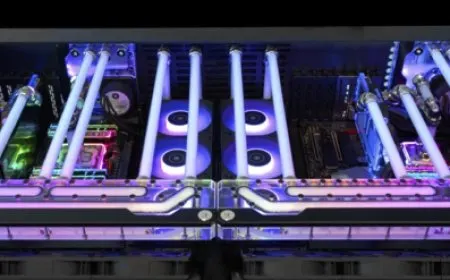 EKWB Unveils Three New Quantum Reflection Distro Plates For The LIAN LI DK-05F And DK-04F Desk Cases