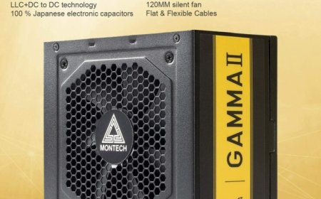 Montech Releases The Upgraded version of its Gamma Power Supplies Series, Called the Gamma II Power Supply