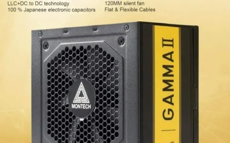Montech Releases The Upgraded version of its Gamma Power Supplies Series, Called the Gamma II Power Supply