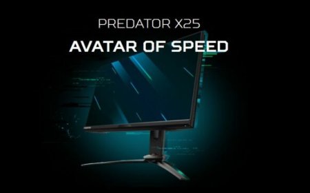 Acer Introduces The Predator X25: A Gaming Monitor with a Refresh Rate of Up to 360 Hz!