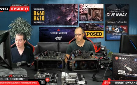 MSI B460 Motherboards Power Limit Overclocking Demonstrated With 10th Gen Comet Lake CPUs on Liquid & Air Cooling