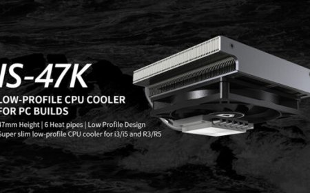 ID-COOLING Introduces the IS-47K: A Low-Profile CPU Cooler
