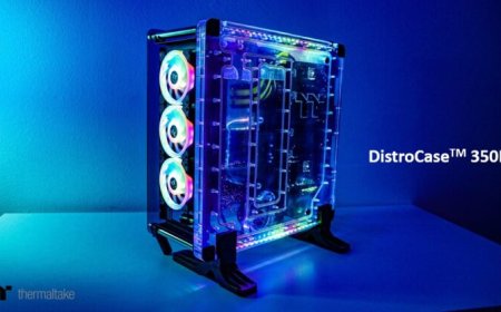Thermaltake’s DistroCase 350P Mid-Tower Chassis is Designed With Water-Cooling in Mind!