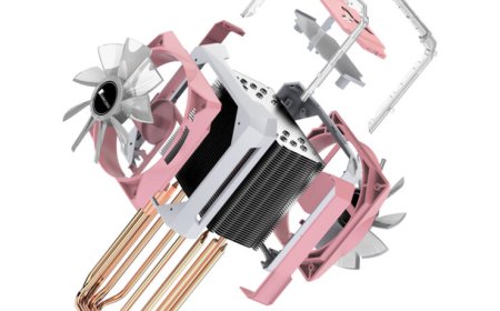 JONSBO Announced The CR-1100 Tower-Type CPU Cooler in a Bubblegum Pink