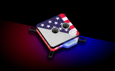 EKWB Announces The Quantum Velocity Honor With A USA Color Scheme – Most Of The Proceeds Will Go To Charity