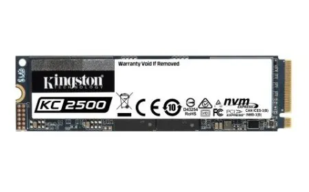 Kingston Has Released the KC2500 NVMe SSD
