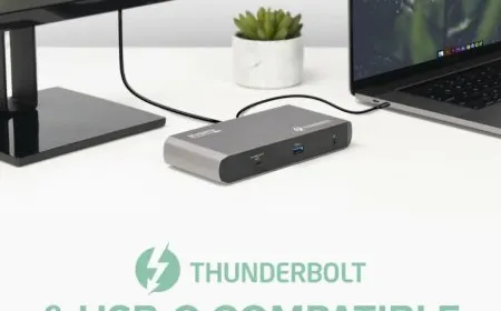 Plugable Releases TBT3-UDC1 Docking Station With Thunderbolt 3 And USB Type-C Support
