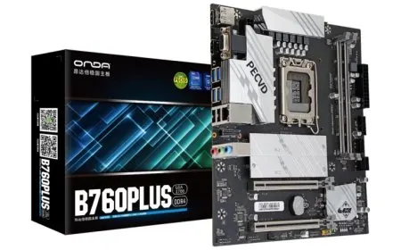 Onda Launches New Mini-ATX B760-VH5-B Motherboard Offering Dual DDR4 Support