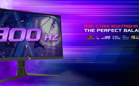 ASUS Unveils ROG STRIX XG27AQMR WQHD E-Sports Gaming Display With A 300Hz Refresh Rate