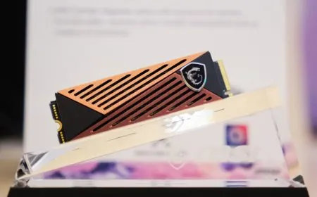 MSI Showcases Next-Gen Spatium M570 Gen5 SSDs & White Gaming X Trio Graphics Cards
