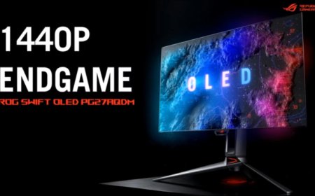 ASUS Unveils ROG SWIFT OLED PG27AQDM 27″ 240Hz OLED & ROG SWIFT PRO PG248QP 24″ 540Hz Gaming Monitors