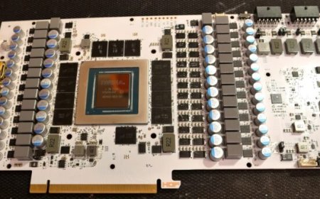 GALAX GeForce RTX 4090 HOF PCB Pictured: Dual 16-Pin Connectors, 36 Phase Power Delivery, White Color Design
