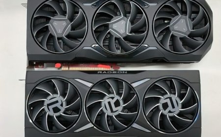 AMD Radeon RX 7900 “RDNA 3” Engineering Sample Pictured, Massive Triple-Fan Cooler With Just Two 8-Pin Connectors