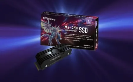 CFD Gaming Intros PCIe Gen 5 NVMe M.2 SSDs Rated at Up To 10 GB/s Speeds & Massive Heatsinks