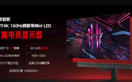 Red Magic Launches World’s First 27-inch MiniLED Gaming Display, Up To 4K UHD & 160Hz