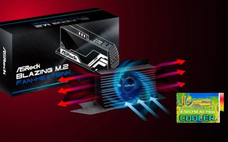 ASRock Unveils Blazing M.2 PCIe Gen 5 SSD Cooler With Active Fan Heatsink, Compatible With Z790, X670E & B650 Motherboards