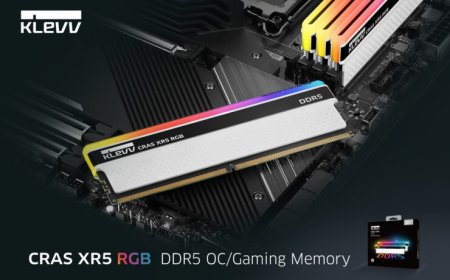 KLEVV CRAS XR5 RGB Memory Offers Up To DDR5-6200 Speeds & 32 GB Capacities