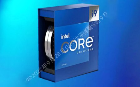 Intel Core i9-13900K Raptor Lake CPU Box Packaging Leaks Out, Slim With Wafer-Enclosed Chip