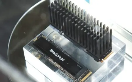 Nextorage Displays Next-Gen PCIe Gen 5.0 NVMe M.2 SSD With Massive Heatsink, Up To 2 TB & 10 GB/s Speeds