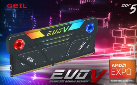 GeIL Ready With EVO V & Polaris AMD “EXPO” Edition DDR5 Memory Kits, Up To DDR5-6400 With RGB & Active Cooling Integrated