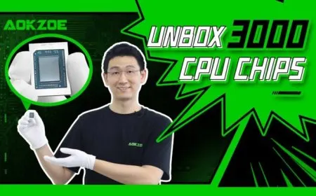 Console Maker, AOKZOE, Unboxes 3,500 AMD Ryzen 7 6800U CPUs