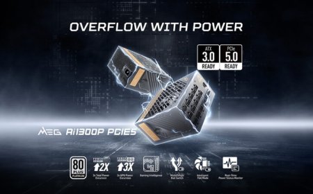 MSI Unveils MEG Ai1300P PCIE5 PSU, The World’s First True ATX 3.0 Ready Power Supply