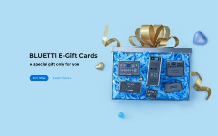 Valid For Life: BLUETTI E-Gift Cards, Give The Gift Of Power To Your Friends And Family