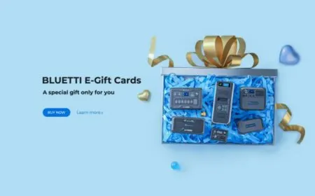 Valid For Life: BLUETTI E-Gift Cards, Give The Gift Of Power To Your Friends And Family