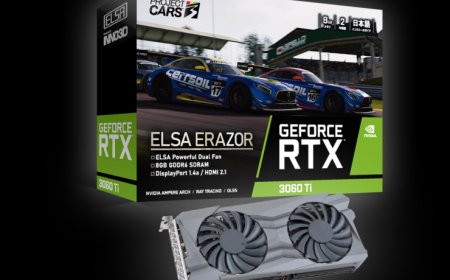 ELSA Releases Project Cars 3 x ERAZOR RTX 3060 Ti LHR Collaboration